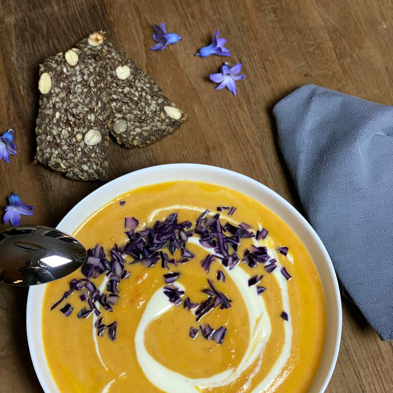 Möhren-Ingwer-Suppe